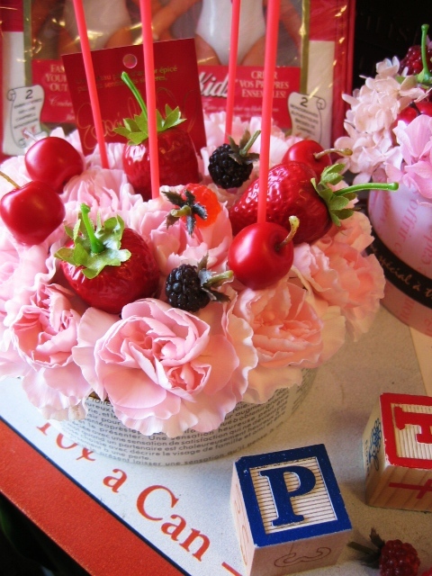 誕生日プレゼント　彼女　母　花　フラワーギフト　ケーキ